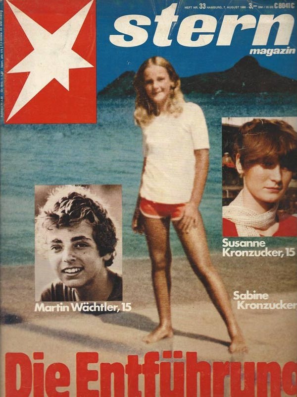 Stern Rivista Germania 1980-33 – Susanne Kronzucker Martin Wächtler Sabine Kronzucker – Edizione originale