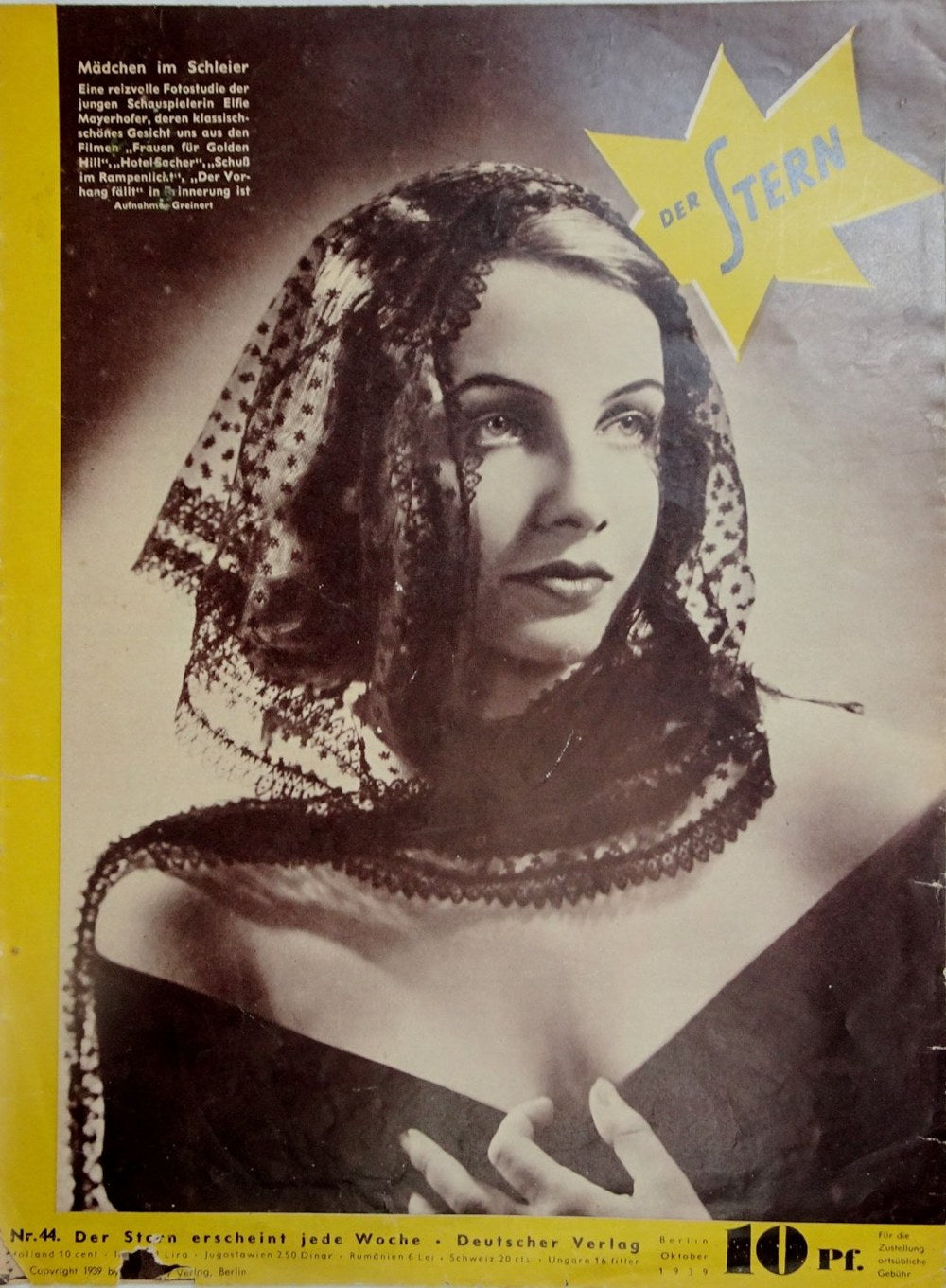 Stern Magazin Deutschland 1939-44 Elfie Mayerhofer