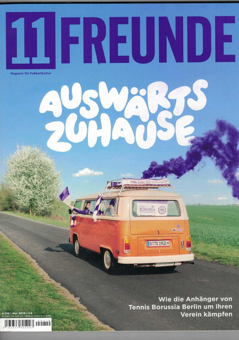 11 Freunde Magasin Tyskland 2019 Tennis Borussia Berlin Originaludgave