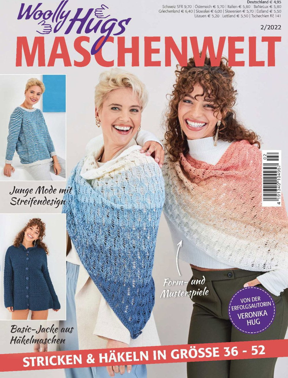 Burda Stricken Magasin Tyskland 2022-02 – Veronika Hug – Originaludgave