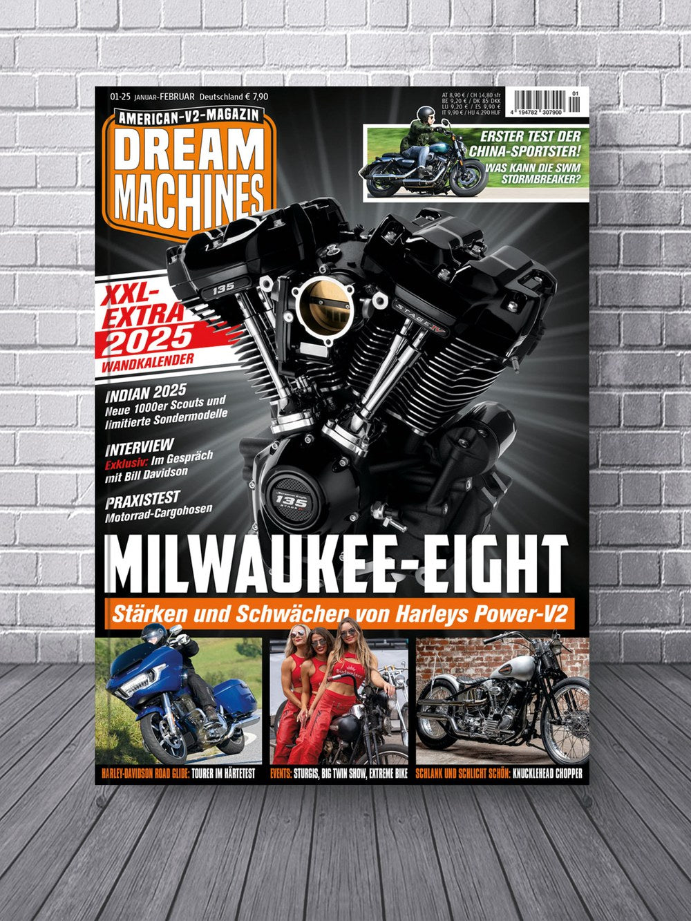 Dream Machines Magasin Tyskland 2025-01 – Bill Davidson – Originaludgave