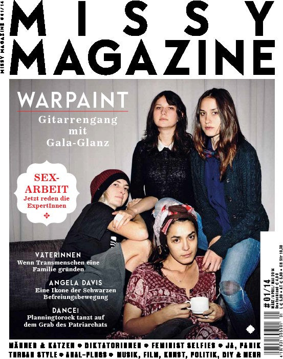 Missy Magazine Germany 2014-01 – Warpaint Angela Davis Planningtorock – Original Print Issue