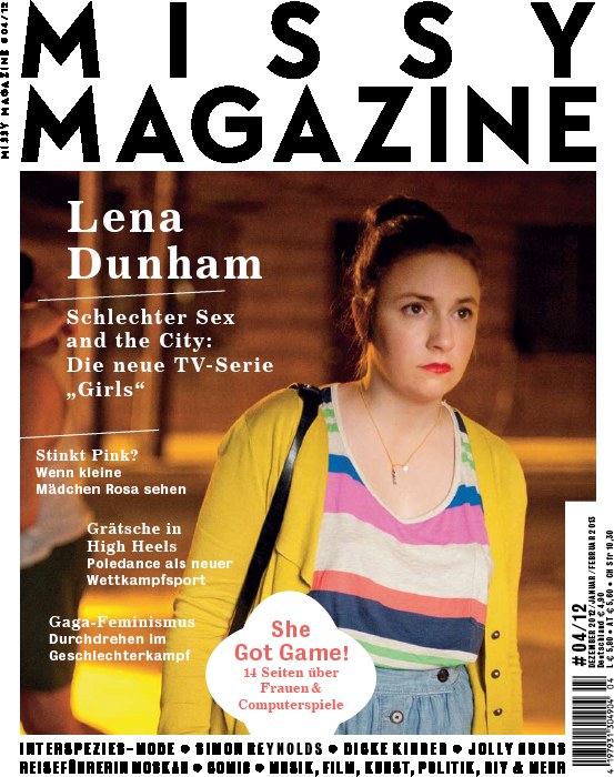 Missy Magasin Tyskland 2012-04 – Lena Dunham Simon Reynolds Jolly Goods – Originaludgave