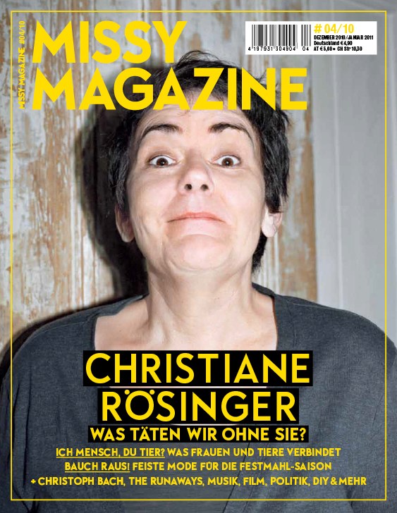 Missy Magasin Tyskland 2010-04 – Christiane Rösinger Christoph Bach The Runaways – Originaludgave