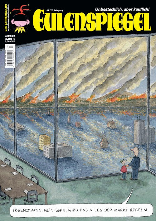 Eulenspiegel Magasin Tyskland 2022-04 Originalutgåva