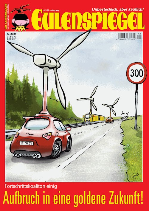 Eulenspiegel Revista Alemanha 2021-12 Edição original
