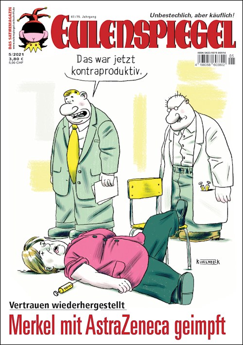 Eulenspiegel Magasin Tyskland 2021-05 – Angela Merkel – Originaludgave