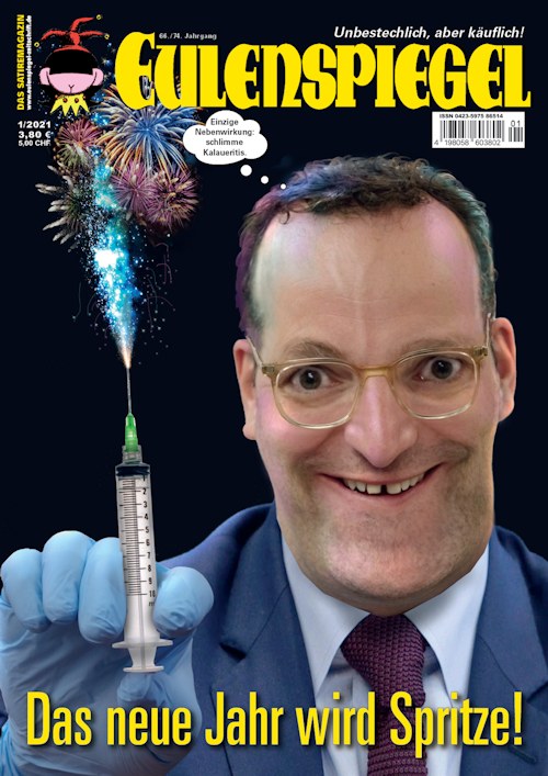 Eulenspiegel Magasin Tyskland 2021-01 – Jens Spahn – Originalutgåva