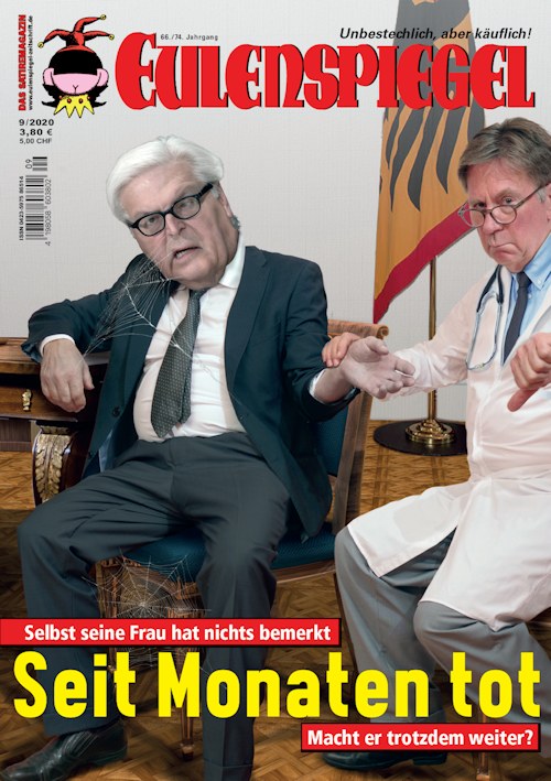 Eulenspiegel Magasin Tyskland 2020-09 – Frank-Walter Steinmeier – Originalutgåva