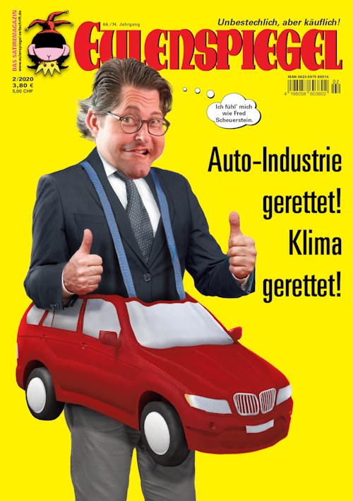 Eulenspiegel Magasin Tyskland 2020-02 – Andreas Scheuer – Originalutgåva