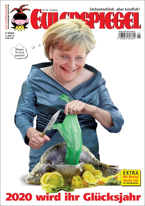 Eulenspiegel Magasin Tyskland 2020-01 – Angela Merkel – Originalutgåva