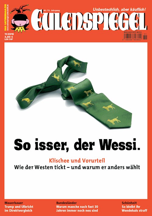 Eulenspiegel Magasin Tyskland 2019-11 – Donald Trump Walter Ulbricht – Originalutgåva
