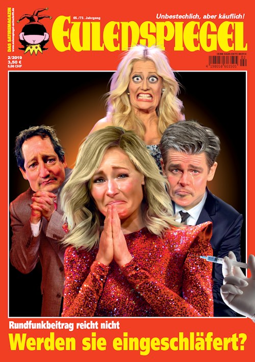 Eulenspiegel Revista Alemanha 2019-02 – Helene Fischer Barbara Schöneberger Markus Lanz Jan Josef Liefers – Edição original