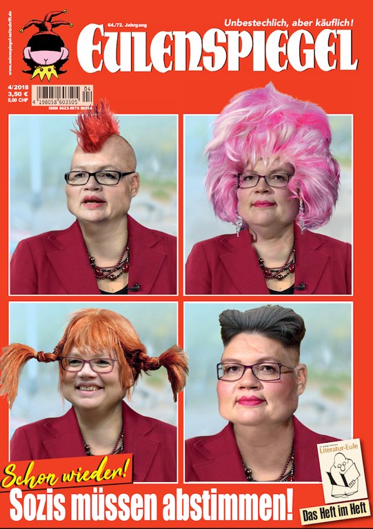 Eulenspiegel Magasin Tyskland 2018-04 – Andrea Nahles – Originaludgave