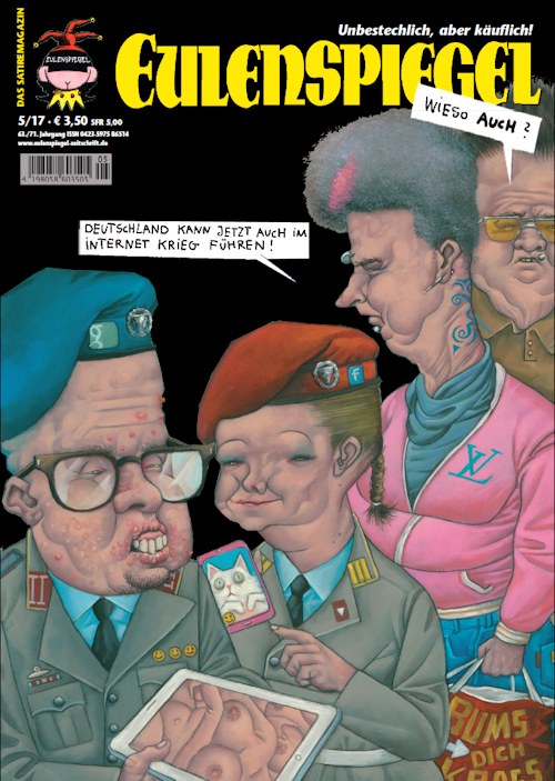 Eulenspiegel Magasin Tyskland 2017-05 Originalutgåva