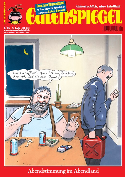 Eulenspiegel Magasin Tyskland 2016-03 Originalutgåva
