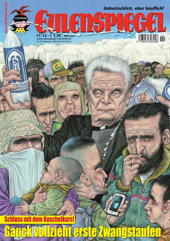 Eulenspiegel Magasin Tyskland 2015-11 – Joachim Gauck – Originaludgave