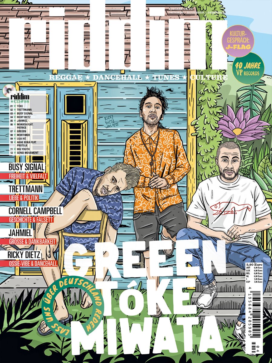 Riddim Magasin Tyskland 2019-04 – GReeeN Tóke Miwata Busy Signal Trettmann – Originalutgåva