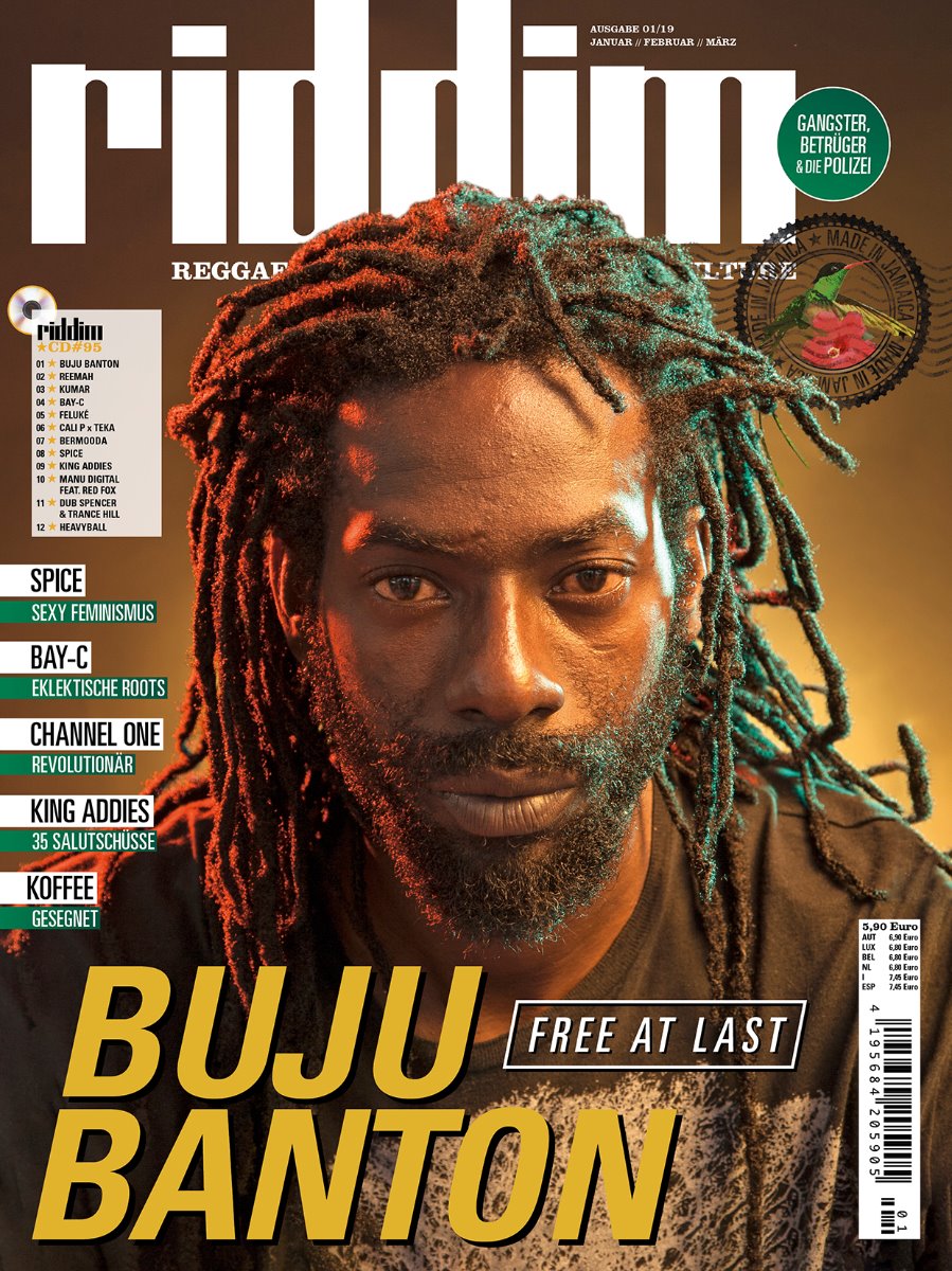 Riddim Magasin Tyskland 2019-01 – Buju Banton Spice Bay-C King Addies Koffee – Originaludgave