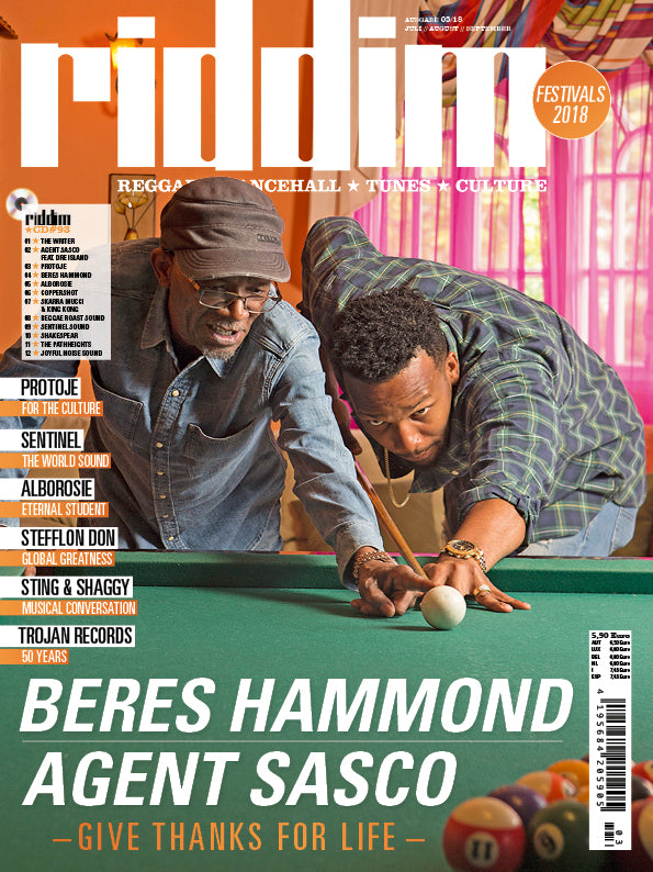 Riddim Tijdschrift Duitsland 2018-03 – Beres Hammond Agent Sasco Protoje Alborosie Stefflon Don – Originele uitgave