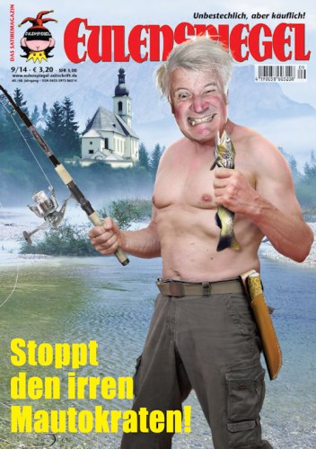 Eulenspiegel Magasin Tyskland 2014-09 – Horst Seehofer – Originaludgave