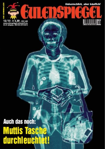 Eulenspiegel Magazine Germany 2013-12 – Angela Merkel – Original Print Issue