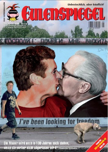 Eulenspiegel Magasin Tyskland 2013-05 – Leonid Breschnew Erich Honecker David Hasselhoff – Originaludgave