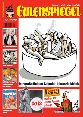 Eulenspiegel Magasin Tyskland 2012-01 – Helmut Schmidt – Originaludgave