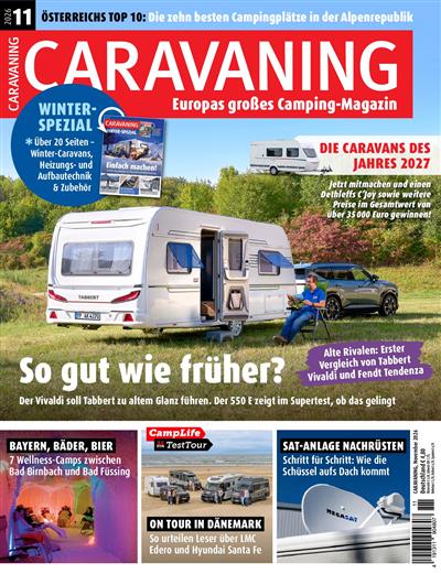 Caravaning Tijdschrift Duitsland 2026-11 Originele uitgave