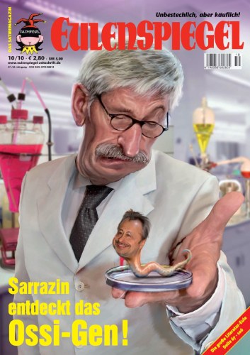 Eulenspiegel Magasin Tyskland 2010-10 – Thilo Sarrazin – Originalutgåva
