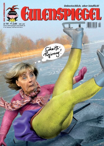 Eulenspiegel Magasin Tyskland 2010-02 – Angela Merkel – Originalutgåva