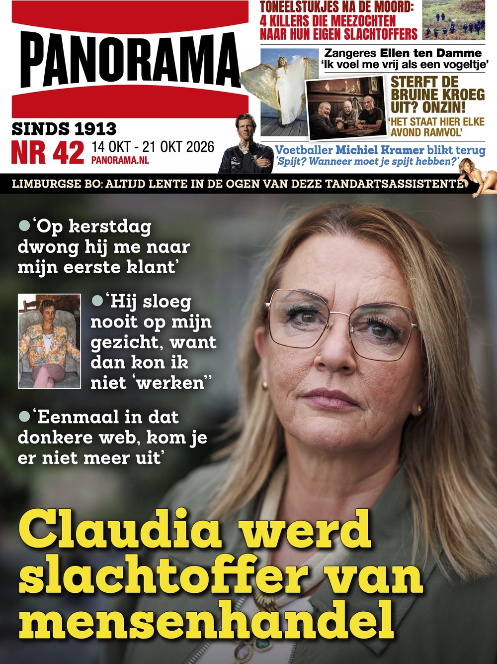Panorama Tijdschrift Nederland 2026-42 – Ellen Ten Damme Michiel Kramer – Originele uitgave