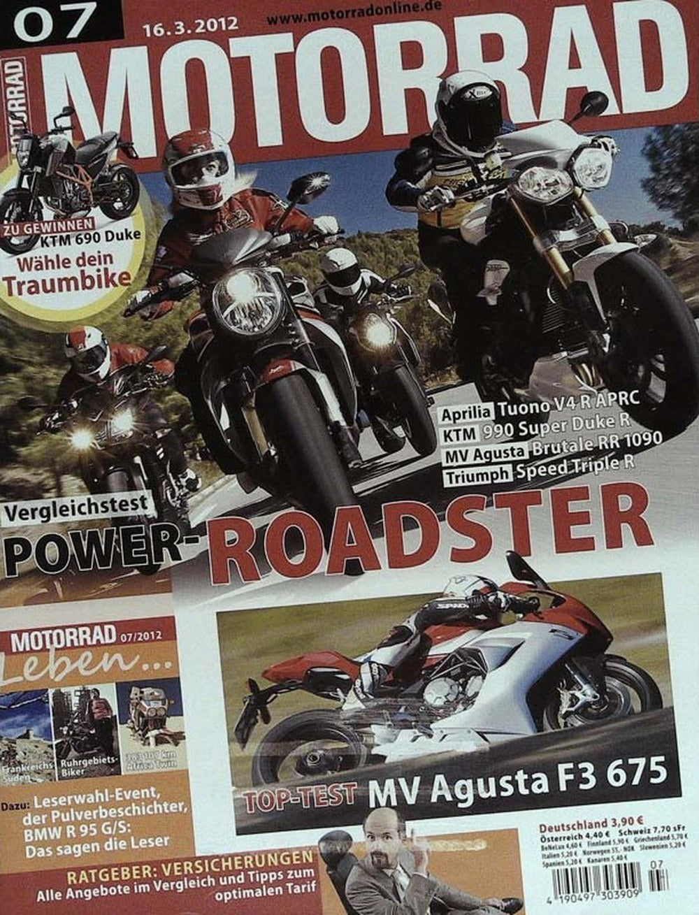 Motorrad Magasin Tyskland 2012-07 Originalutgåva