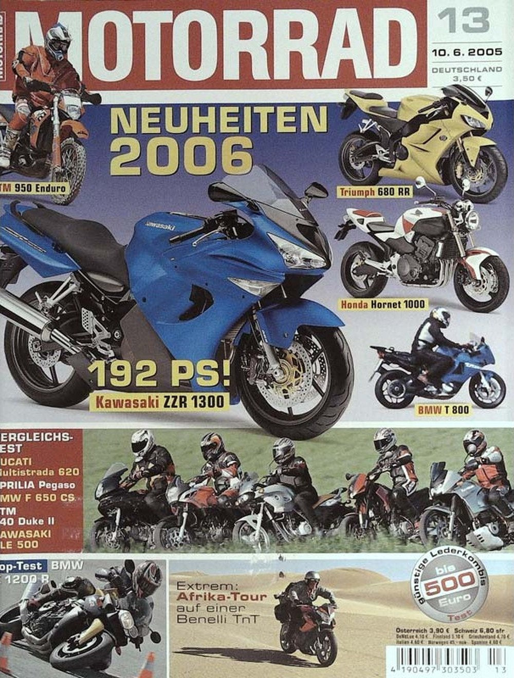 Motorrad Tijdschrift Duitsland 2005-13 Originele uitgave