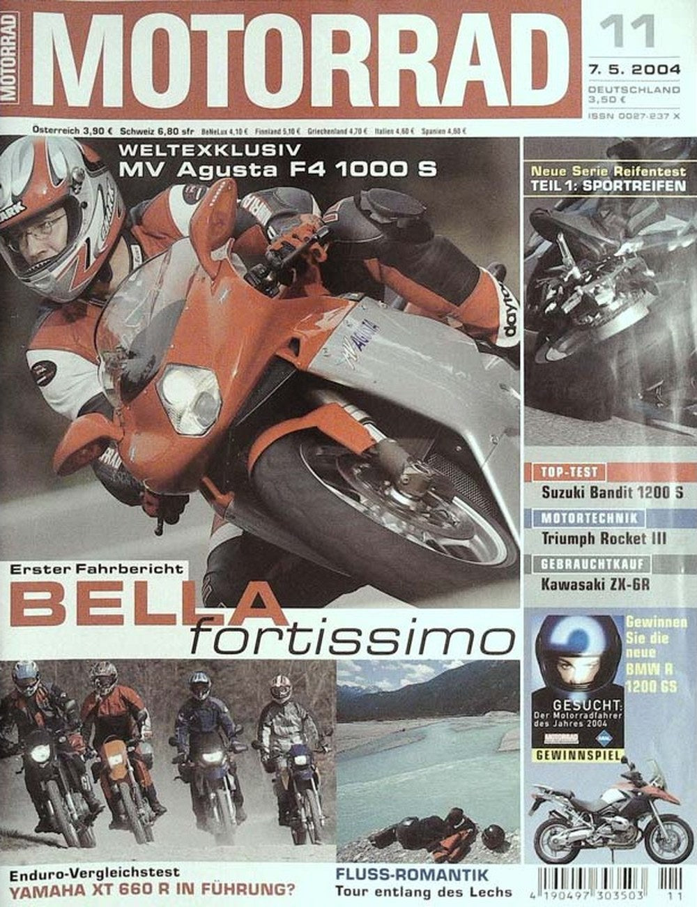 Motorrad Tijdschrift Duitsland 2004-11 Originele uitgave