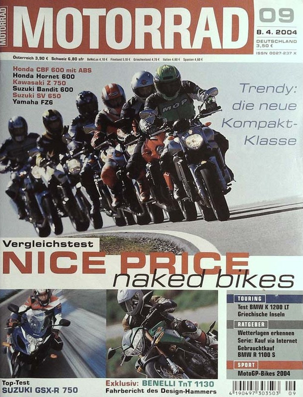 Motorrad Lehti Saksa 2004-09 Alkuperäinen painos