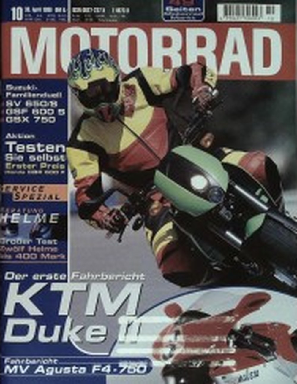 Motorrad Magazine Germany 1999-11 Original Print Issue