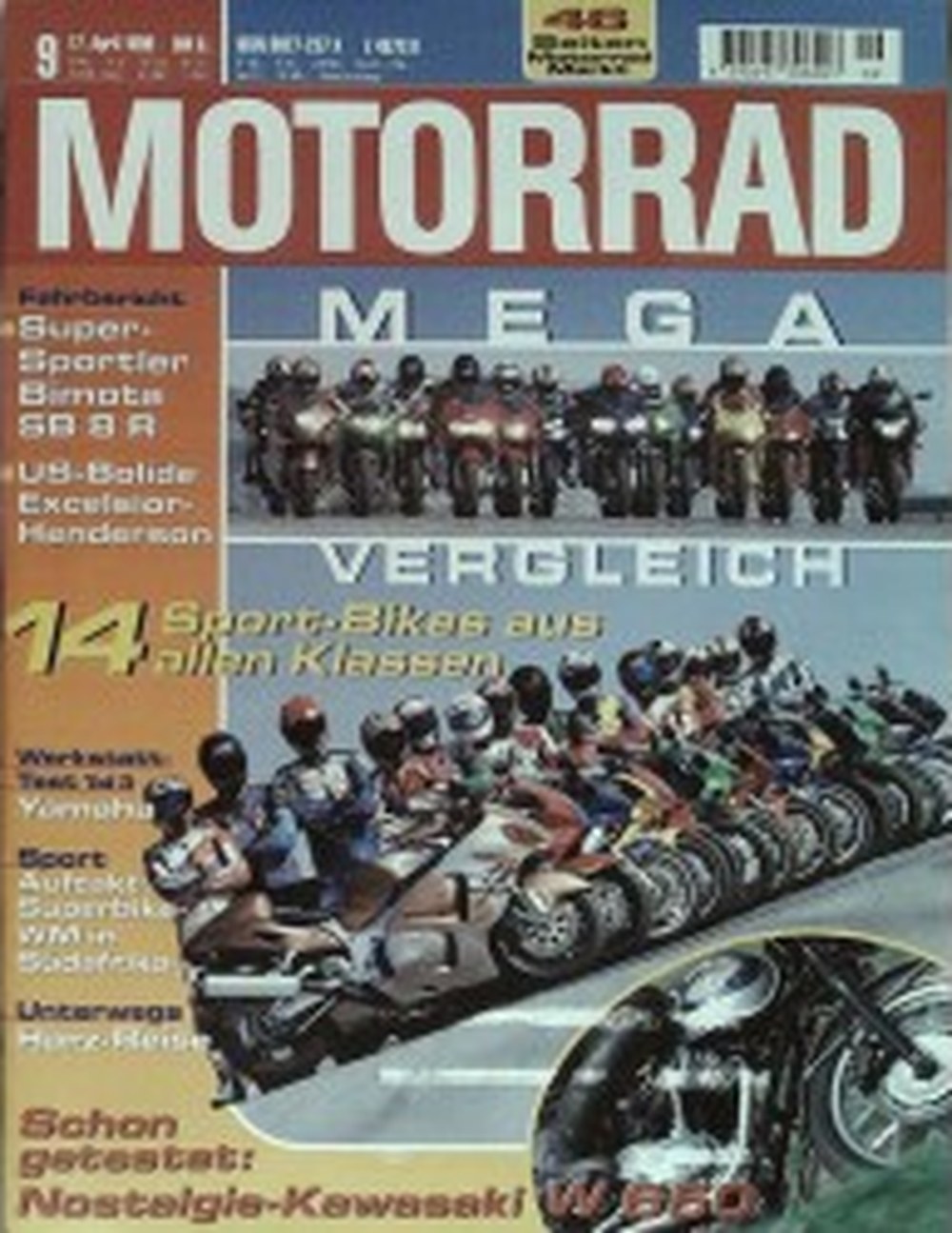 Motorrad Magasin Tyskland 1999-10 Originaludgave