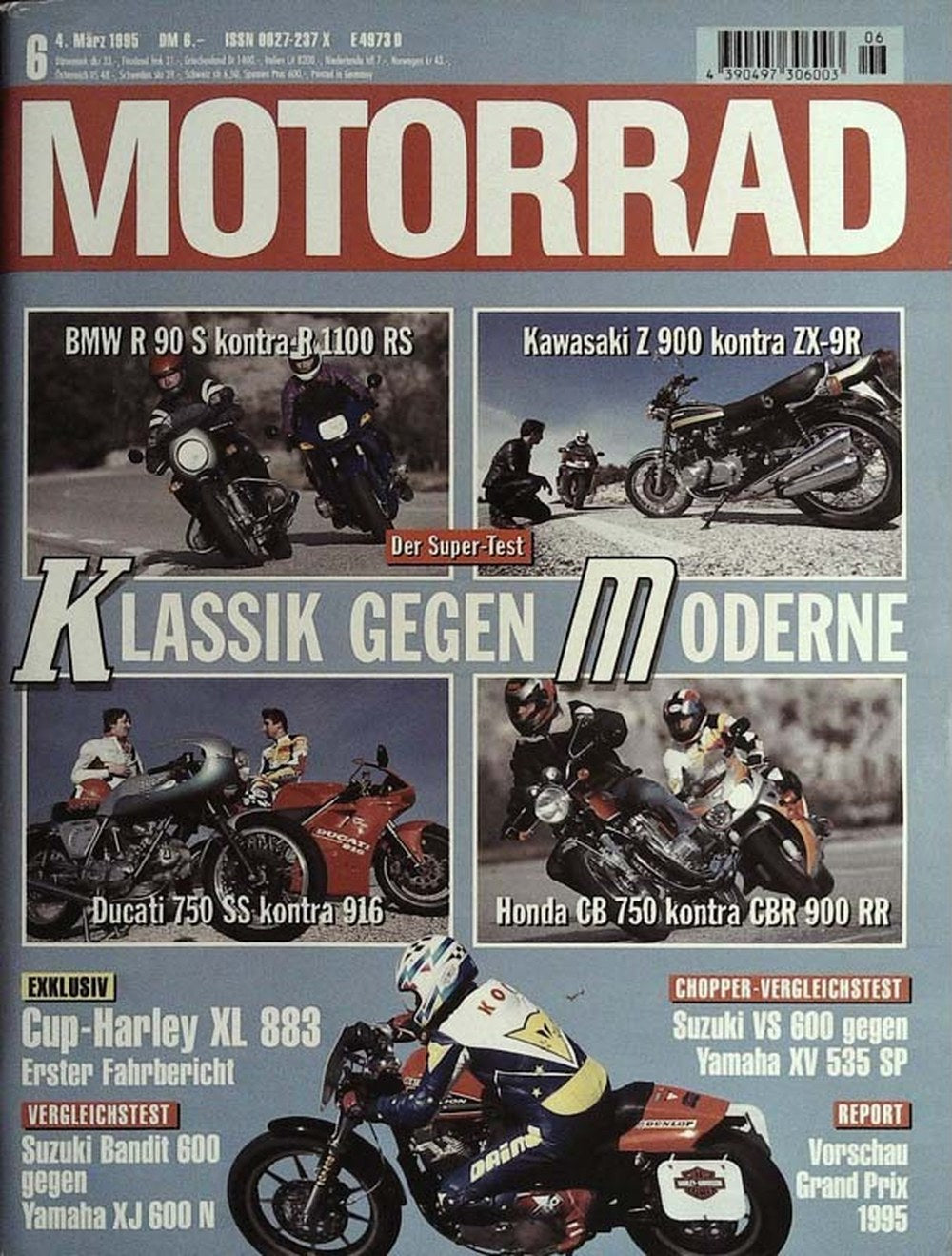 Motorrad Magasin Tyskland 1995-06 Originaludgave