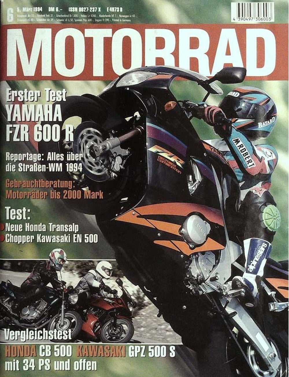 Motorrad Revista Alemania 1994-06 Edición original