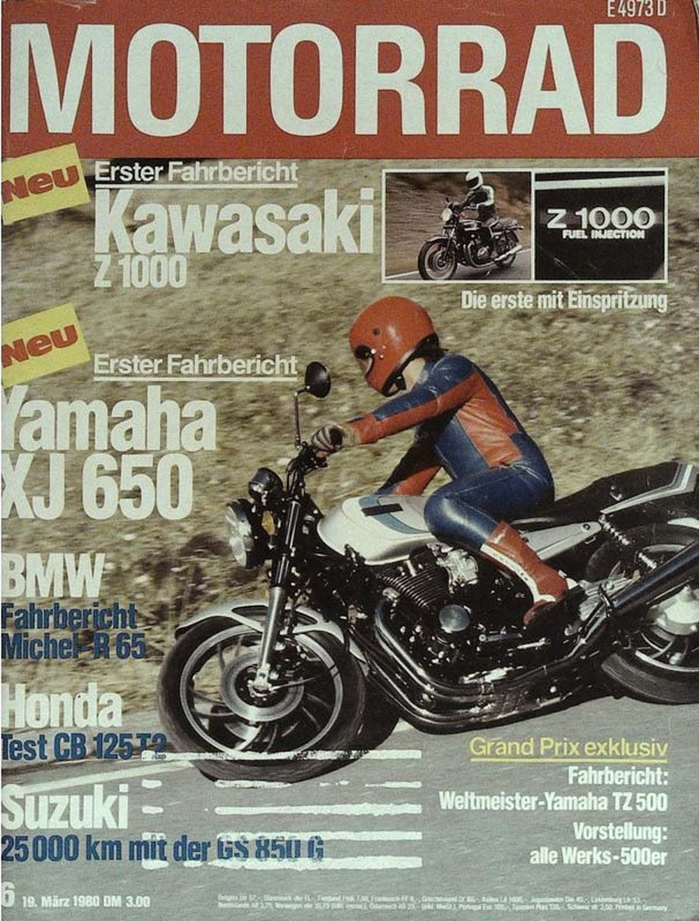 Motorrad Tijdschrift Duitsland 1980-06 Originele uitgave