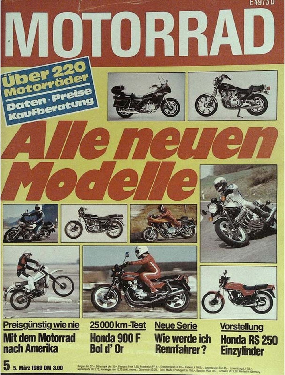 Motorrad Magasin Tyskland 1980-05 Originalutgåva