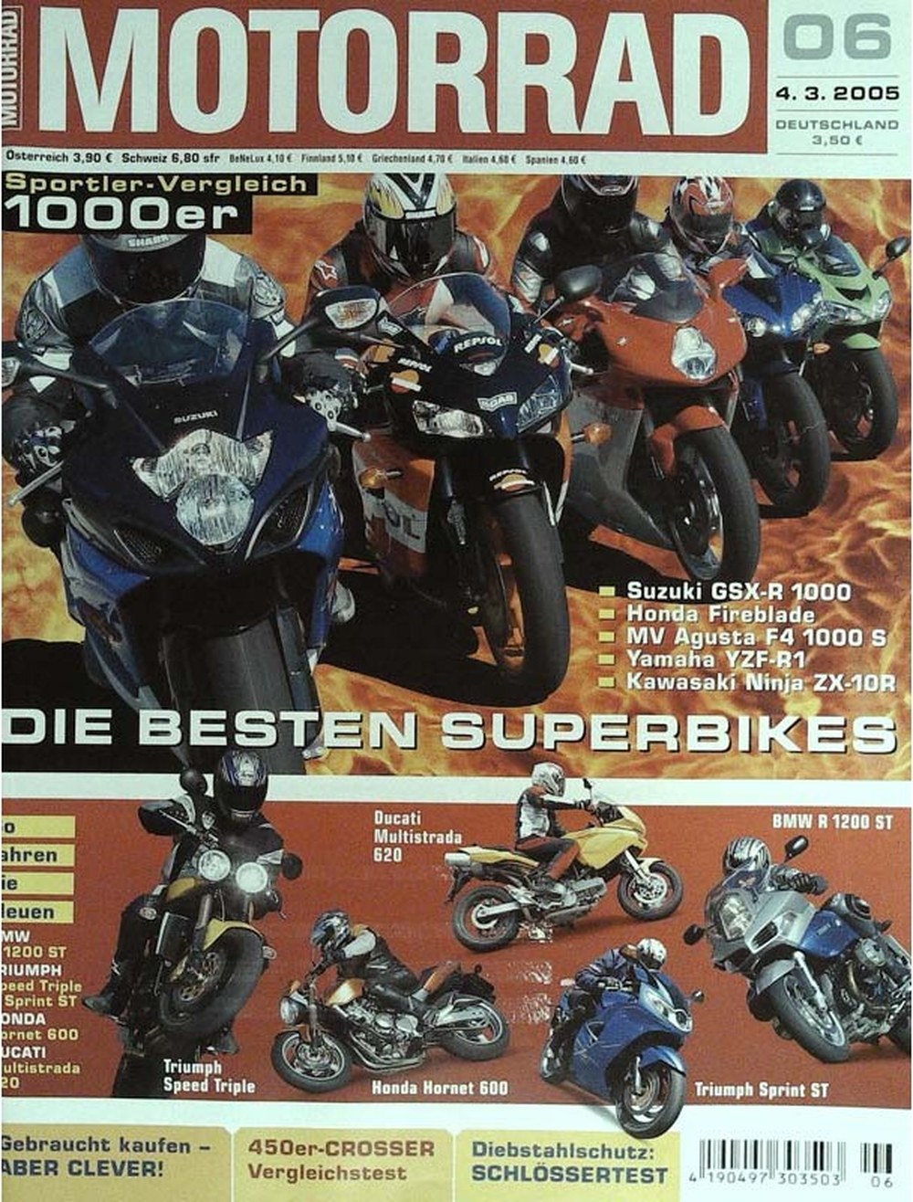 Motorrad Tijdschrift Duitsland 2005-06 Originele uitgave
