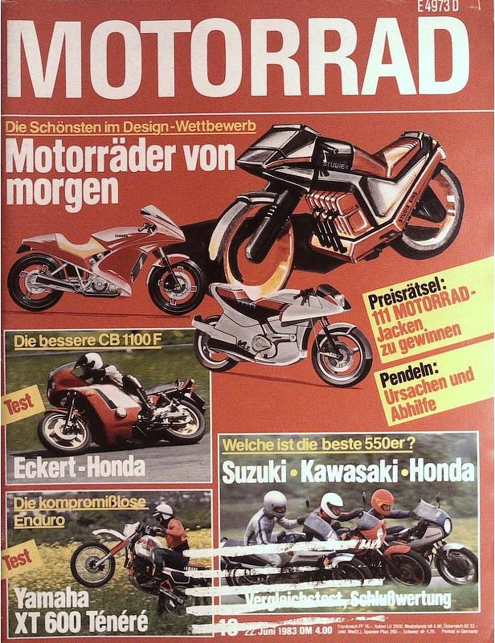 Motorrad Tijdschrift Duitsland 1983-13 Originele uitgave