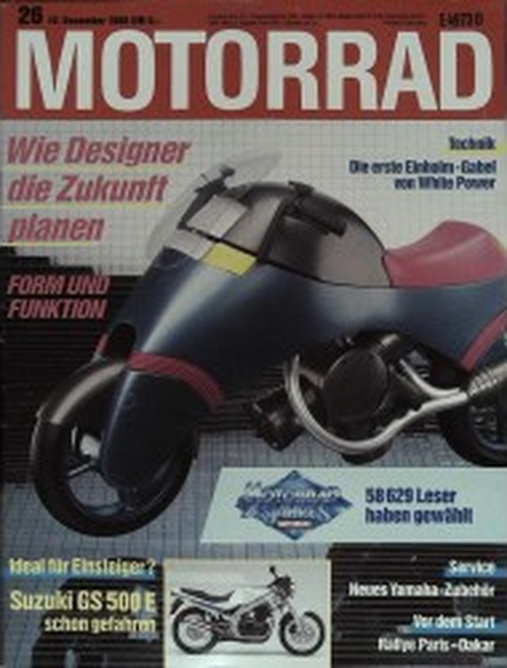 Motorrad Magazine Allemagne 1988-16 Édition originale