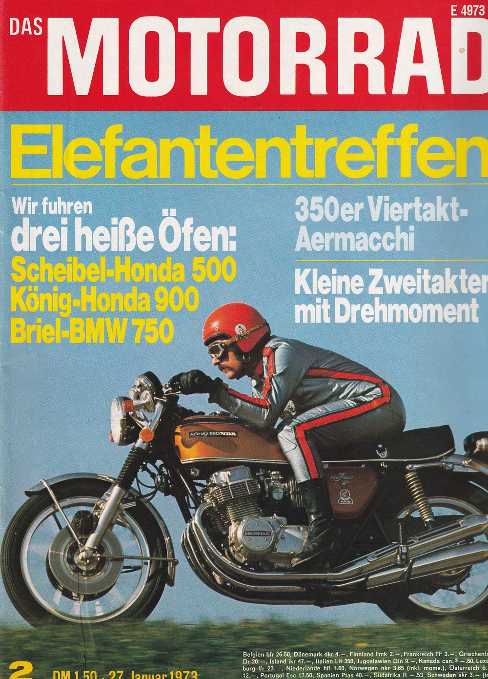 Motorrad Tijdschrift Duitsland 1973-02 Originele uitgave