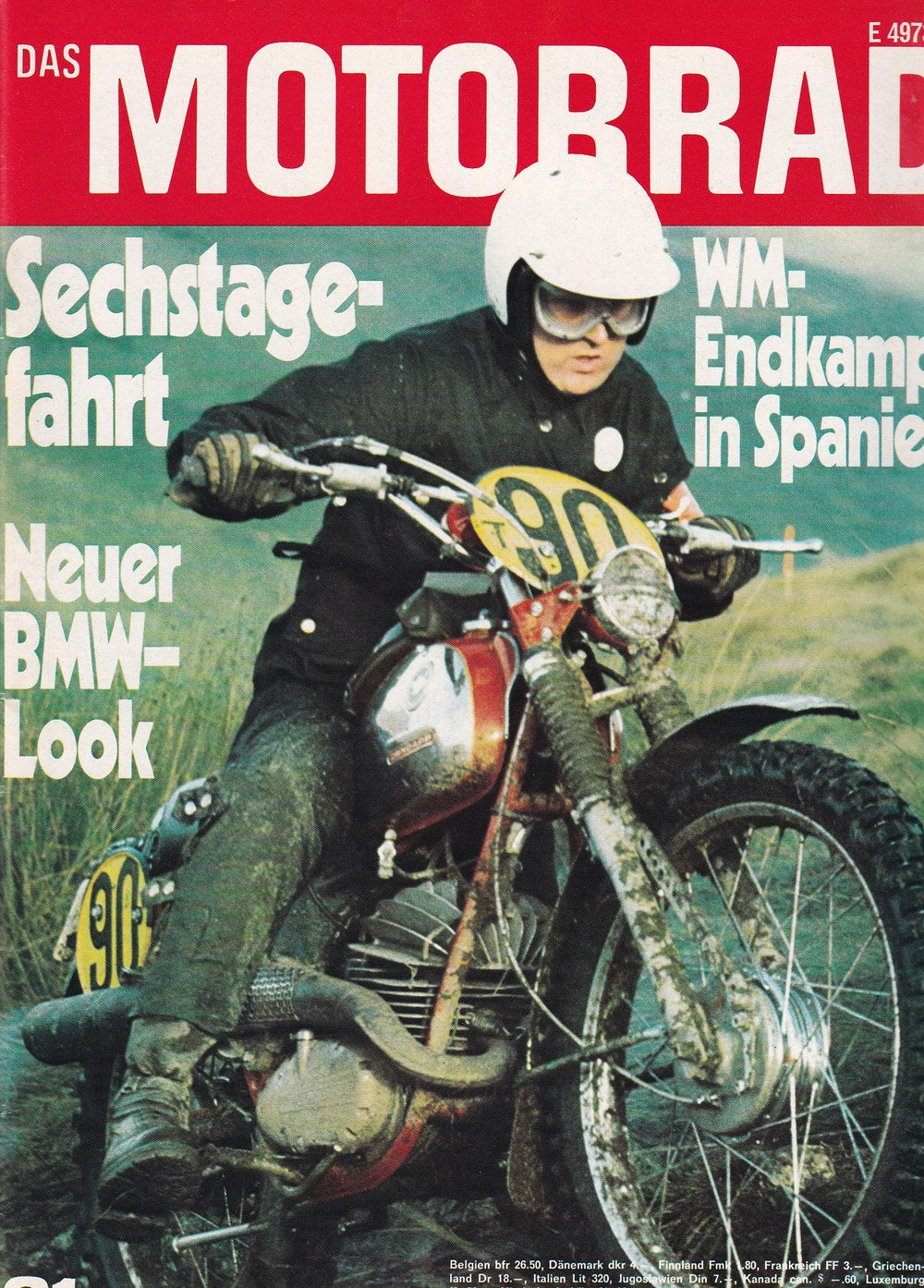 Motorrad Magazin Deutschland 1971-21 Sechstagefahrt Motorrad-Enduro WM-Endkampf Spanien