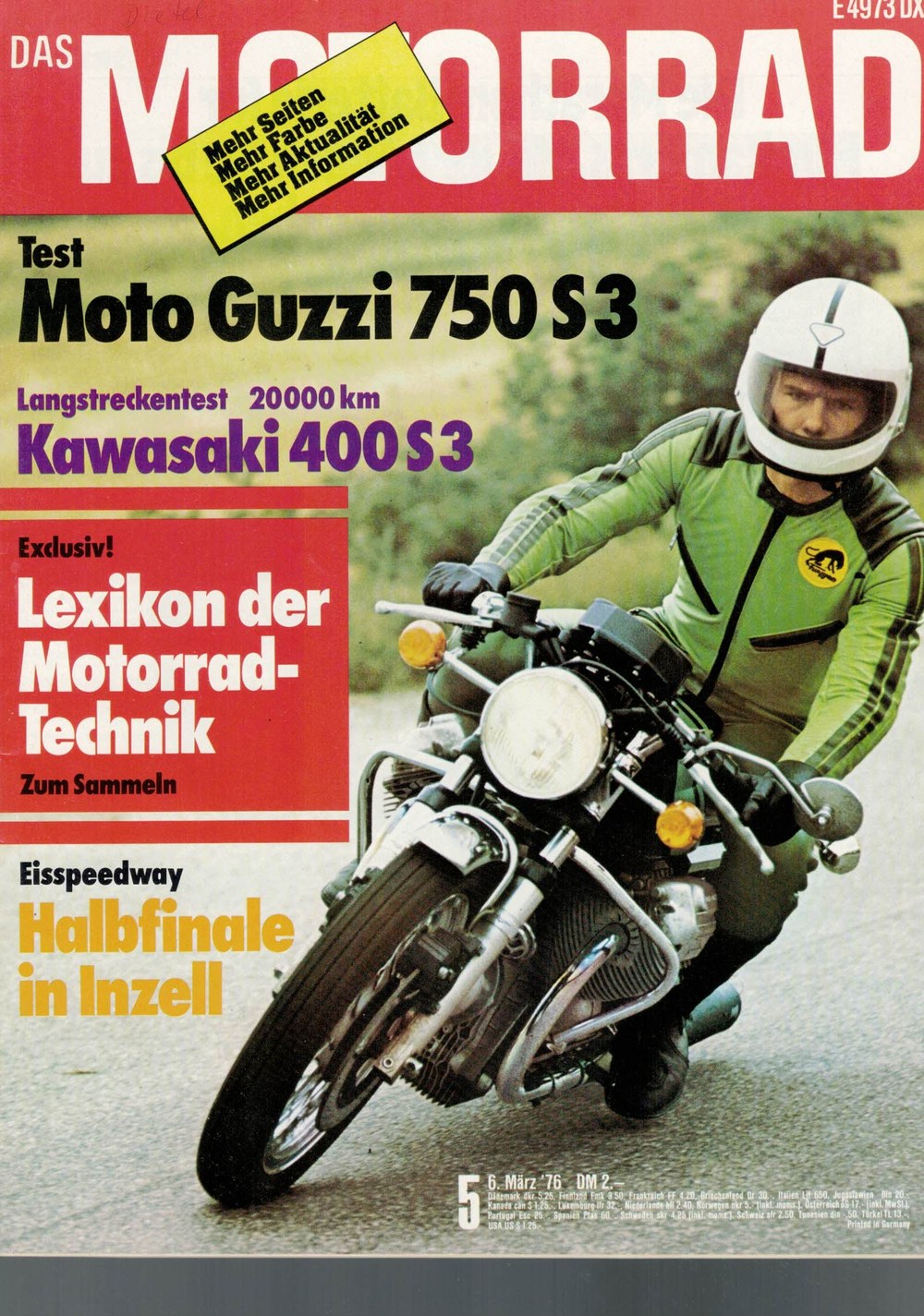 Motorrad Tijdschrift Duitsland 1976-05 Originele uitgave