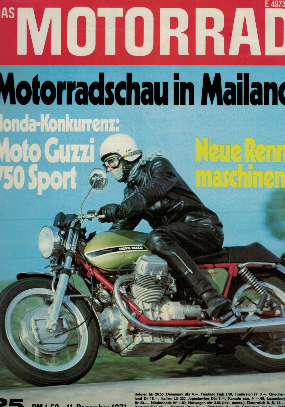 Motorrad Tijdschrift Duitsland 1971-25 Originele uitgave