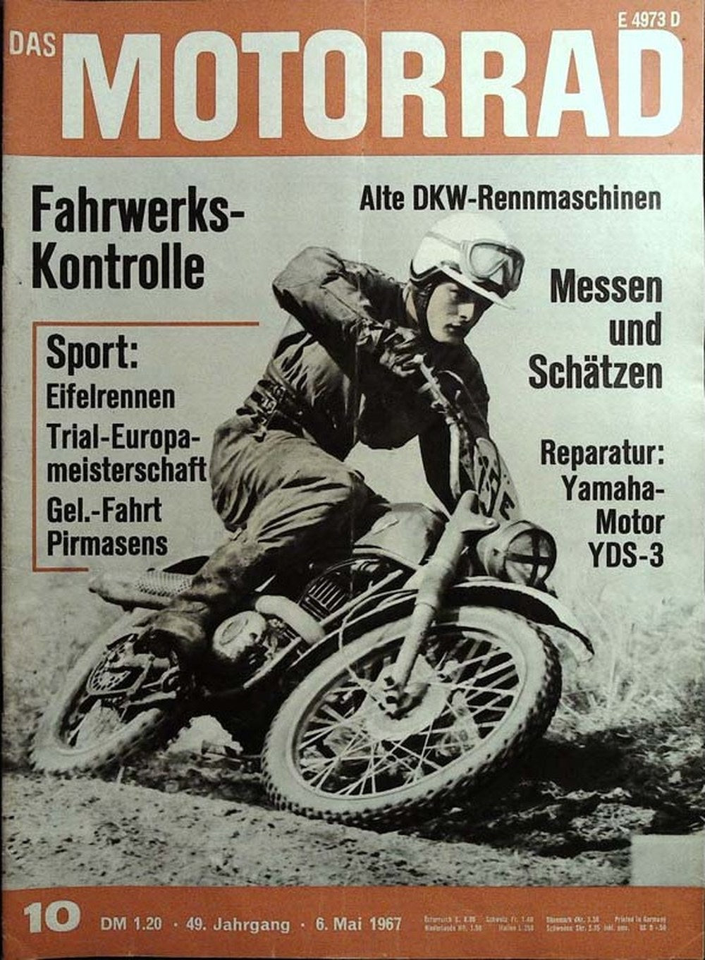 Motorrad Tijdschrift Duitsland 1967-10 Originele uitgave